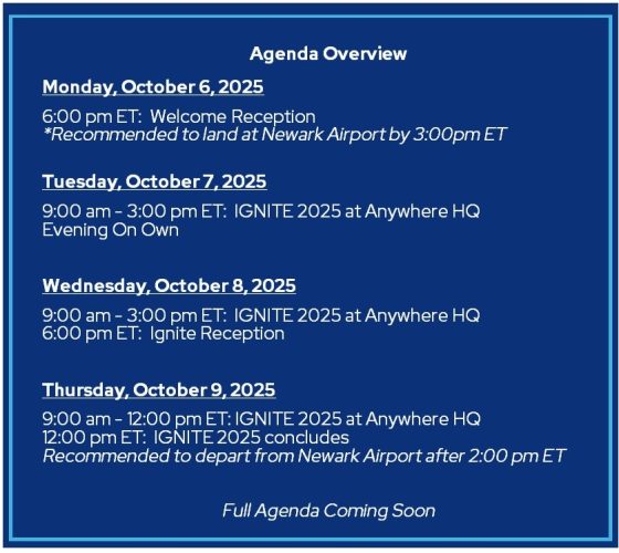 Agenda Overview website